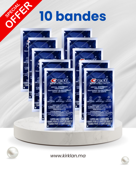 Bandes Crest 3D White Whitestrips Suprême FlexFit