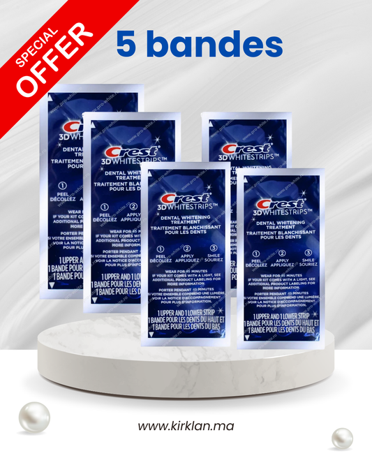Bandes Crest 3D White Whitestrips Suprême FlexFit