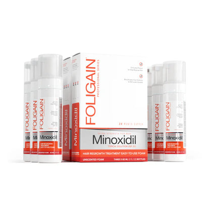 FOLIGAIN Mousse de repousse capillaire au Minoxidil 5 %