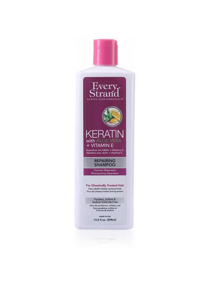 Keratin with Aloe Vera + Vitamin E Repairing Shampoo / 13.5oz