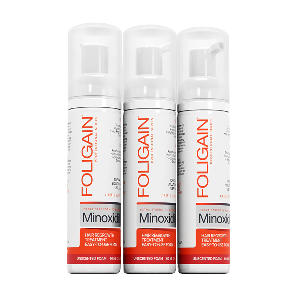 FOLIGAIN Mousse de repousse capillaire au Minoxidil 5 %